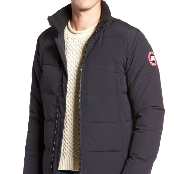 CANADA GOOSE WOOLFORD DOWN BOMBER NAVY NWOT - Picture 7 of 13